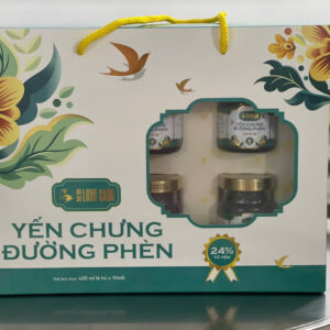 Set hộp 6 hũ yến chưng đường phèn